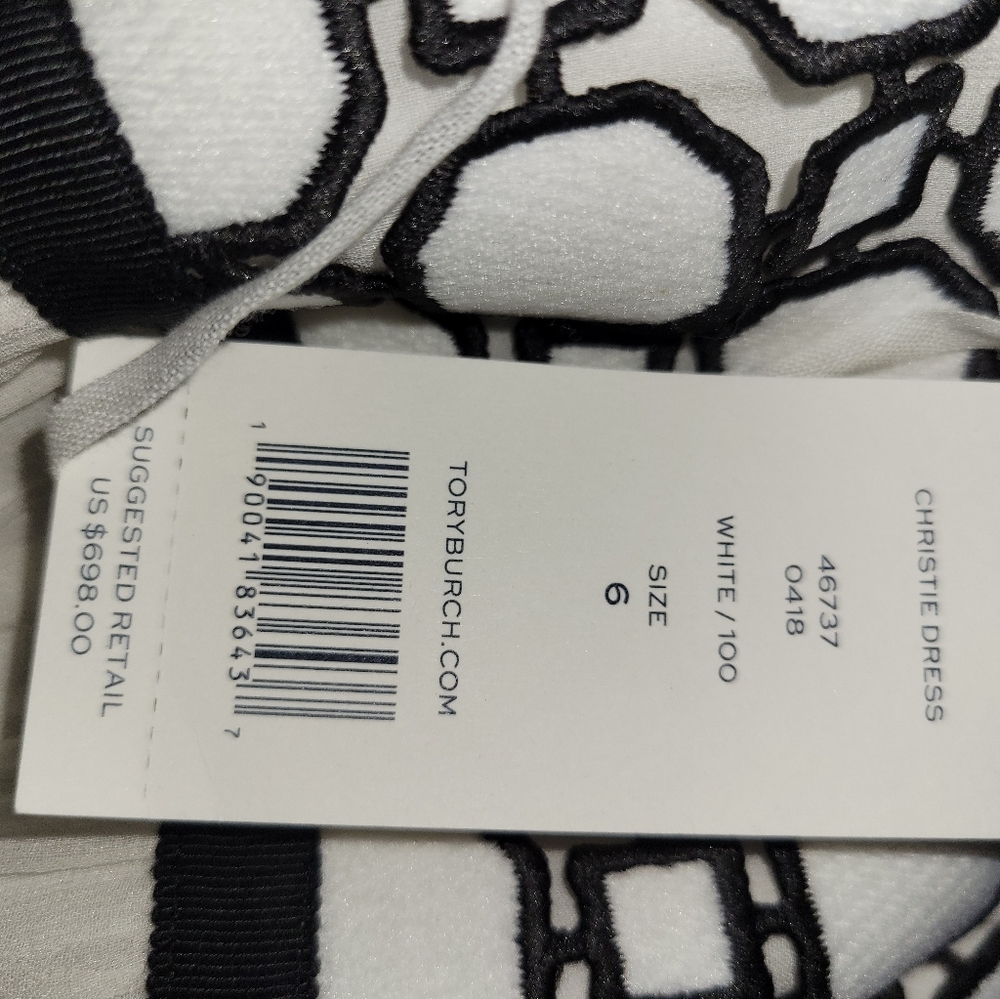 Tory Burch Christie Dress NWT Hicks Geo Runway HOST PICK - Picture 6 of 8